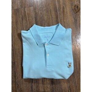 B Draddy Sport Pima Cotton Men’s L Winged Foot Golf Club Logo Polo Shirt